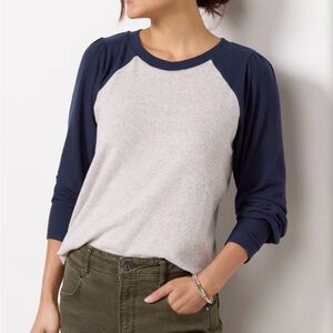 Evereve Mandy cozy varsity top-NEW!